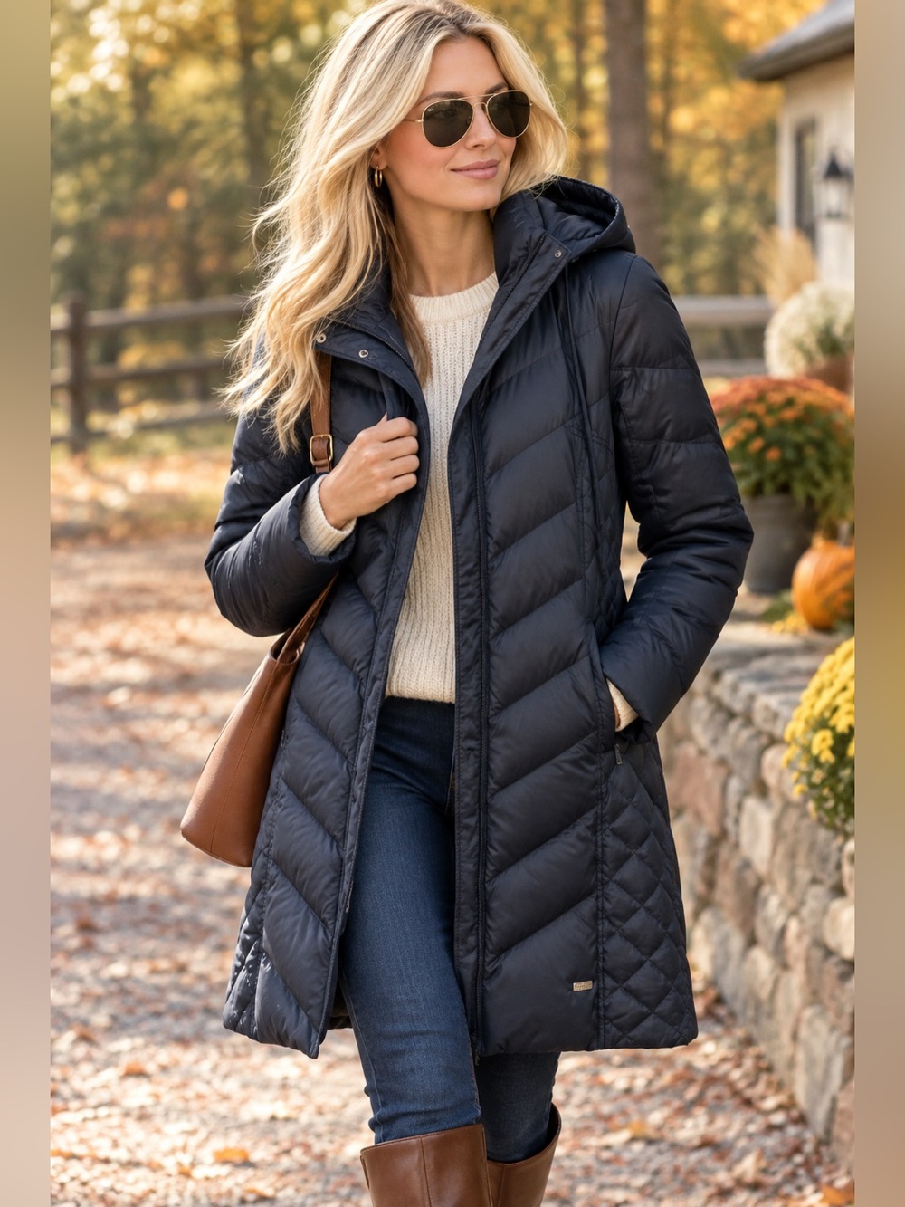 Kenneth Cole Reaction down puffer coat